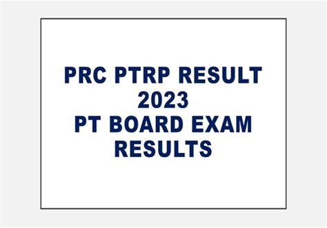 prc pt results